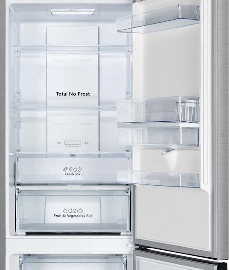 Heinner 304лт NoFrost В186xШ59.5xД59см. Inox HCNF-HS304XWDE++
