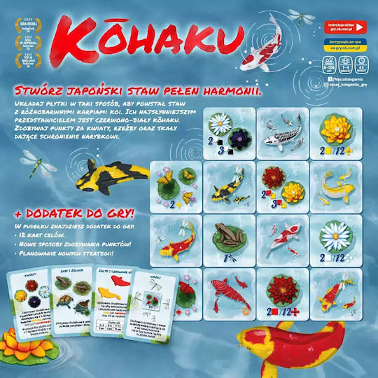 Board Game Kohaku for 1-4 Players 10+ Years Old (PL) Nasza Ksiegarnia