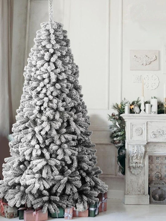 Weihnachtsbaum Beschneit 150cm mit 452 Zweige