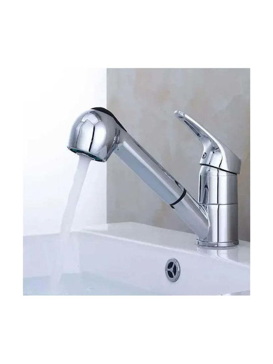 Alista Home Fr001 Πάγκου με Αποσπώμενο Ντουζ Ασημί