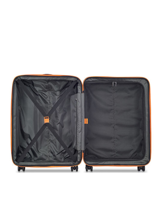 Securitech by Delsey Citadel Μεσαία Βαλίτσα Ταξιδίου Σκληρή Μαύρη με 4 Ρόδες Ύψους 65.5εκ.