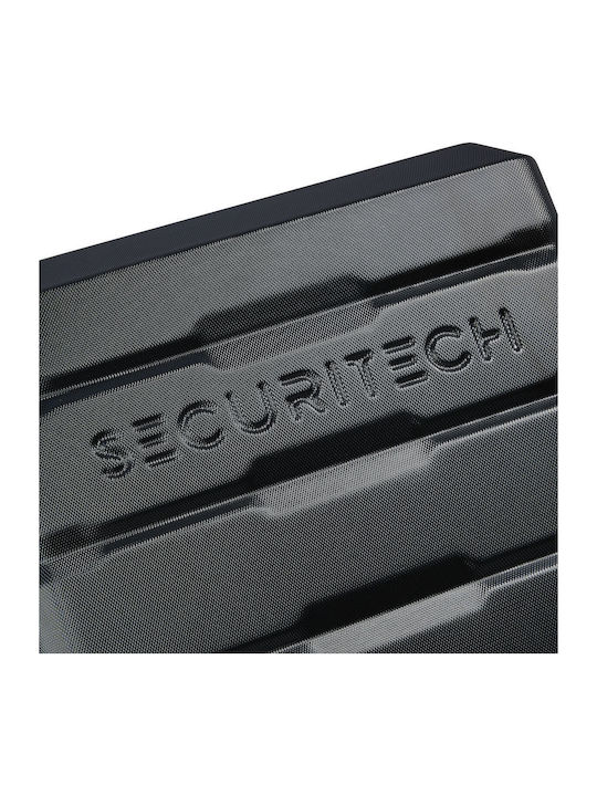 Securitech by Delsey Citadel Μεσαία Βαλίτσα Ταξιδίου Σκληρή Μαύρη με 4 Ρόδες Ύψους 65.5εκ.