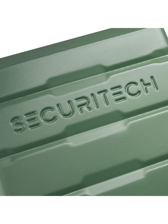 Securitech by Delsey Citadel Βαλίτσα Ταξιδίου Καμπίνας Πράσινη με 4 Ρόδες Ύψους 54.5εκ.