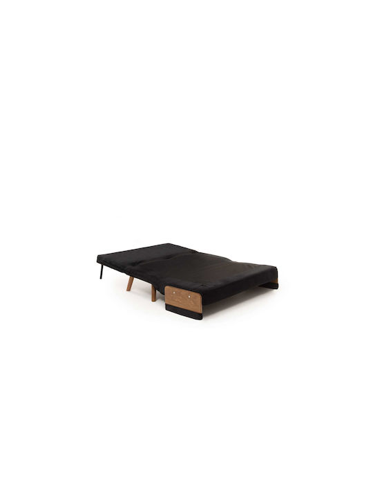 Cosmo Двуместен Диван Спалня Текстил Black 120x78x82см.