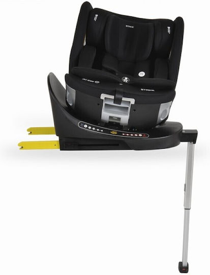 Moni Strike Καθισματάκι Αυτοκινήτου i-Size με Isofix Deep Black 0-36 kg
