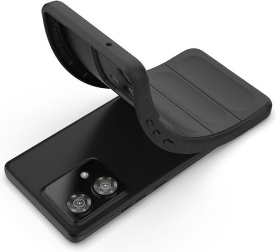 Umschlag Rückseite Silikon Schwarz (Motorola Edge 40 Neo - German)