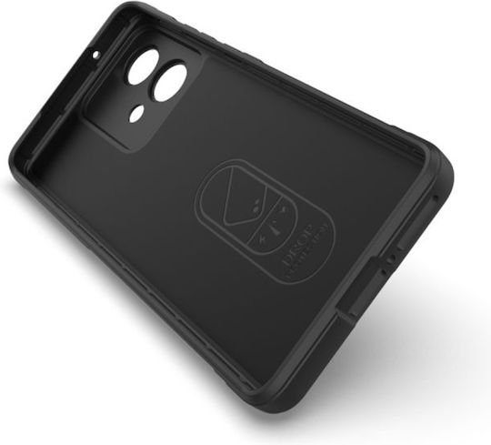 Umschlag Rückseite Silikon Schwarz (Motorola Edge 40 Neo - German)
