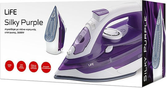 Life SI-100 Σίδερο Ατμού 2400W με Κεραμική Πλάκα και Συνεχόμενη Παροχή 25gr/min