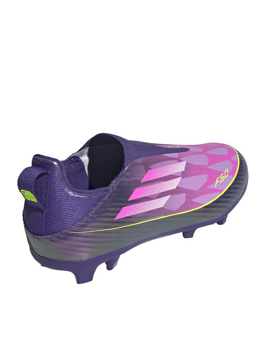 F50 Lamine Yamal League LL FG/MG Παιδικά Ποδοσφαιρικά Παπούτσια με Τάπες Μωβ