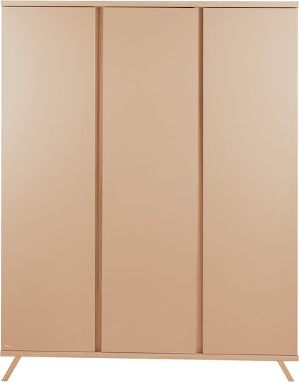 Тройна врата Нтoулάпа Кафяв 136.2x50x175.7см