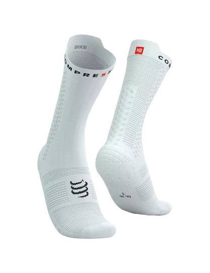 Compressport V4.0 Pro Racing Bike Чорапи за колоездене Бели