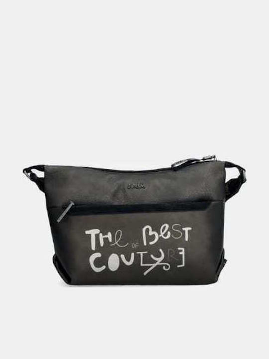 Nature Women's Messenger Bag Grey / Black