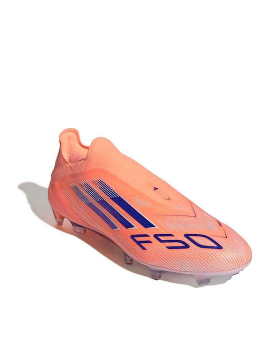 adidas F50 Elite Ll FG Football Shoes with Orange Cleats