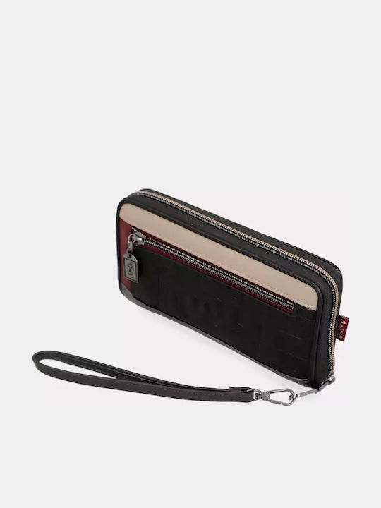 Large Women's Wallet Classic with RFID Black