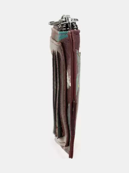 Small Fabric Women's Wallet Classic Burgundy