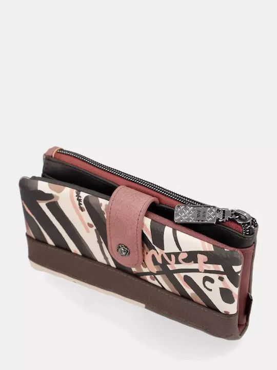 Large Women's Wallet Classic with RFID Brown