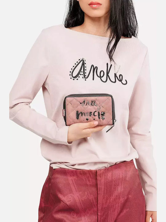 Large Women's Wallet Classic with RFID Pink