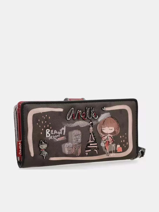 Large Fabric Women's Wallet Classic with RFID Black