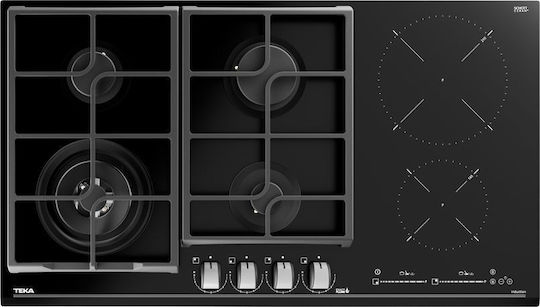 Teka Gas & Electric Cooktop Autonomous with Child Lock Function 90x51εκ.