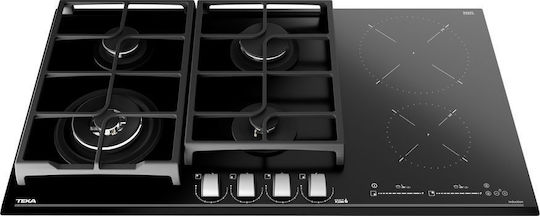 Teka Gas & Electric Cooktop Autonomous with Child Lock Function 90x51εκ.