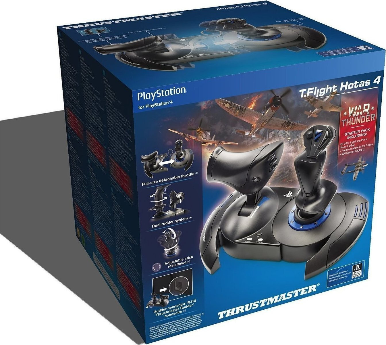 Thrustmaster T-Flight Hotas 4 Joystick Cu fir Compatibil cu PC