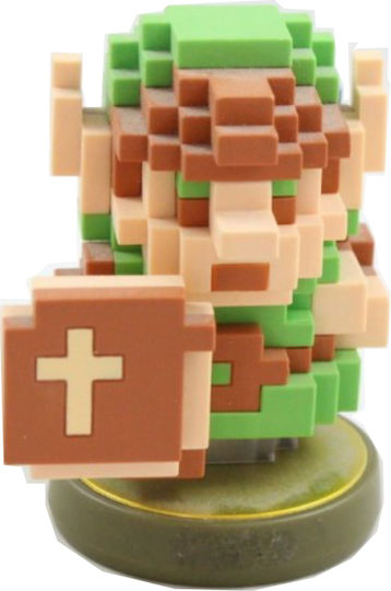 Nintendo Amiibo The Legend of Zelda Link 8-bit Style Character Figure for Wii U