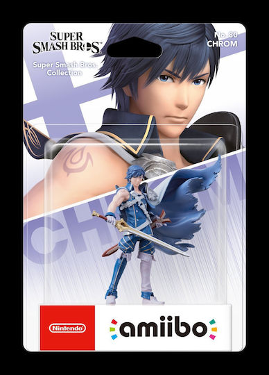 Nintendo Amiibo Super Smash Bros Dark Chrom No.80 Character Figure for Switch