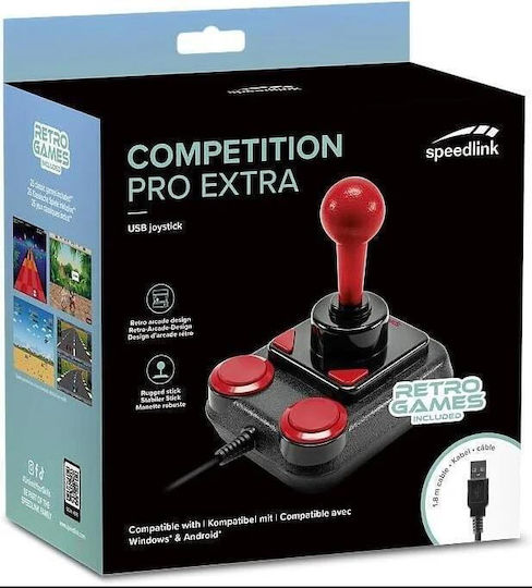 SpeedLink Competition Pro Extra Joystick Verkabelt Kompatibel mit PC