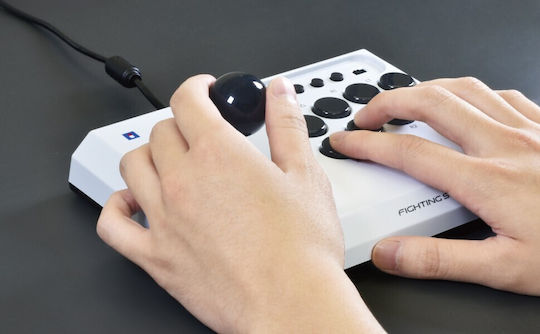 Hori Fighting Stick Mini Joystick Cu fir Compatibil cu PS5 / PS4