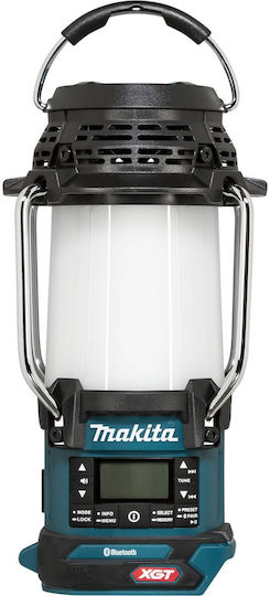 Makita Cordless Radio with Lantern Επιτραπέζιο Ραδιόφωνο Επαναφορτιζόμενο DAB+ με Bluetooth και USB Μπλε