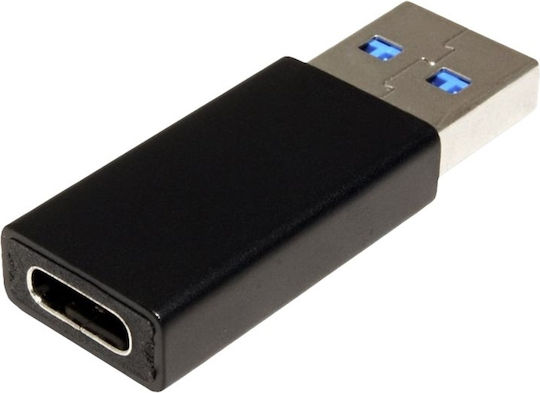Value Конвертор USB-C женски към USB-A женски Черен 1бр 12.99.2998-10