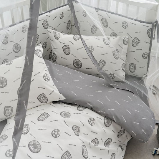 Vesta Home Подредба Детска Покривка За Завивка С Калъфка Baby Paok02 Сива 120x165см Vesta Home Подредба Детска Покривка За Завивка С Калъфка Baby Paok02 Сива 120x165см