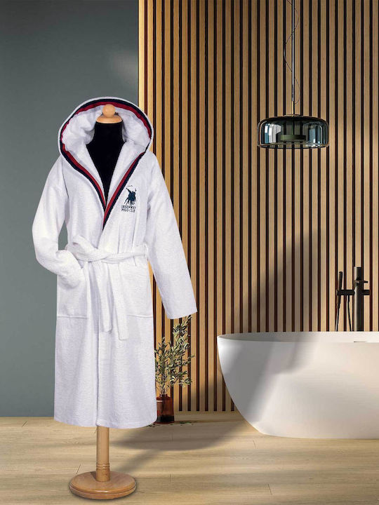 Greenwich Polo Club Essential 3062 Μπουρνούζι με Κουκούλα 420gr/m²