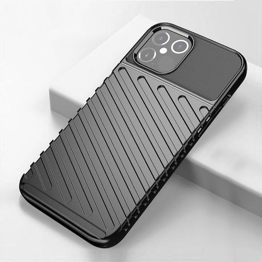 Thunder Umschlag Rückseite Silikon Schwarz (iPhone 17 Pro Max)