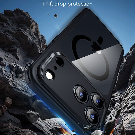 ESR Classic Hybrid Camera Umschlag Rückseite Silikon Schwarz (iPhone 17 Pro)