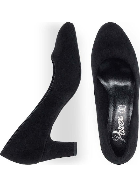 Suede Γόβες Μαύρες