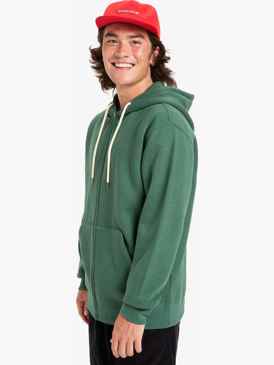 Salt Water Sweatshirt with Hood Trekking Green