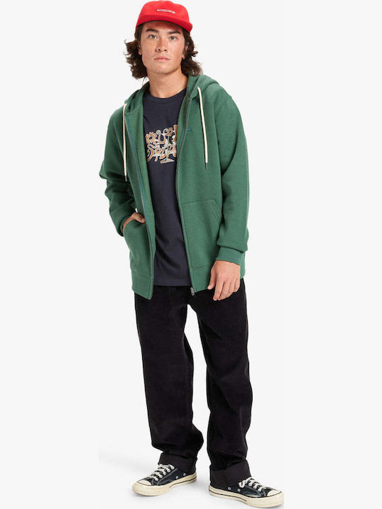 Salt Water Sweatshirt with Hood Trekking Green