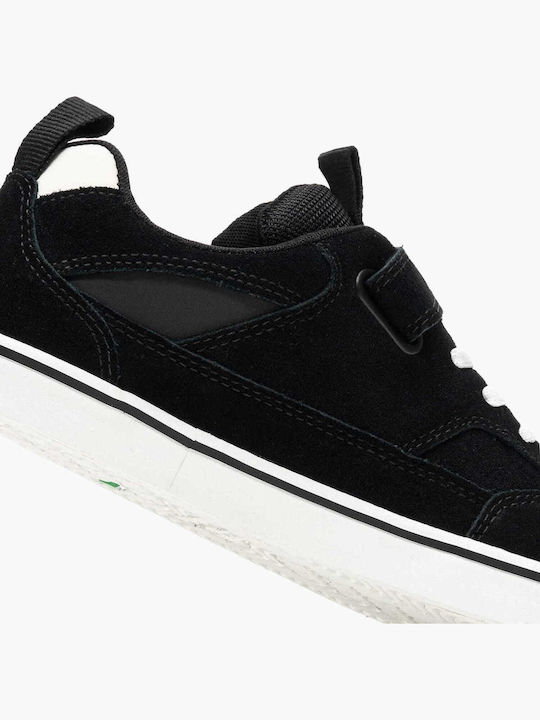Kinder Sneaker mit Bügel- und Schleifenverschluss Schwarz