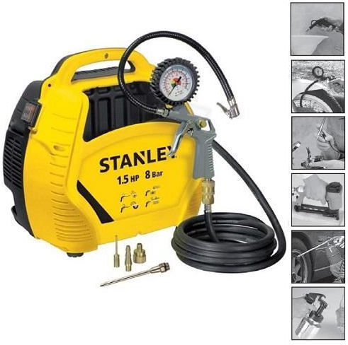 Stanley Τρόμπα Αυτοκινήτου Oilfree Air Kit Επαναφορτιζόμενη χωρίς Μπαταρία 230V