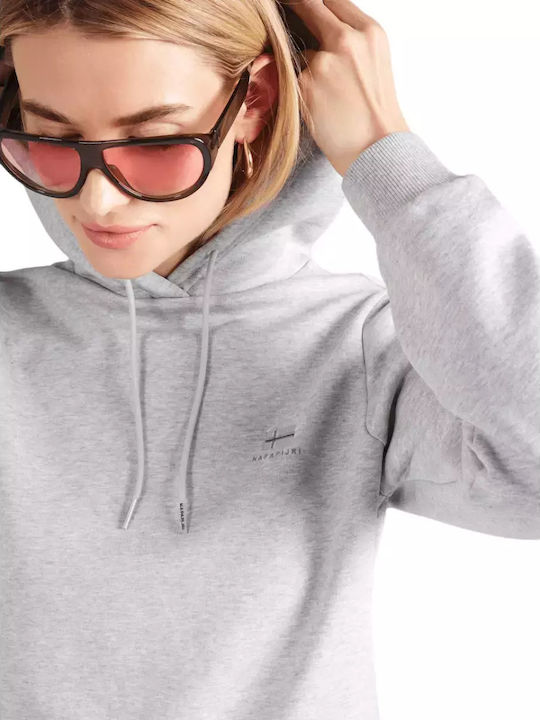 Women's Sweatshirt Hooded Gray
