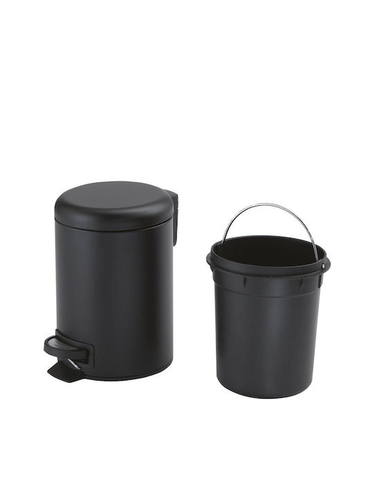 Gedy Inox Bathroom Basket 3lt Black