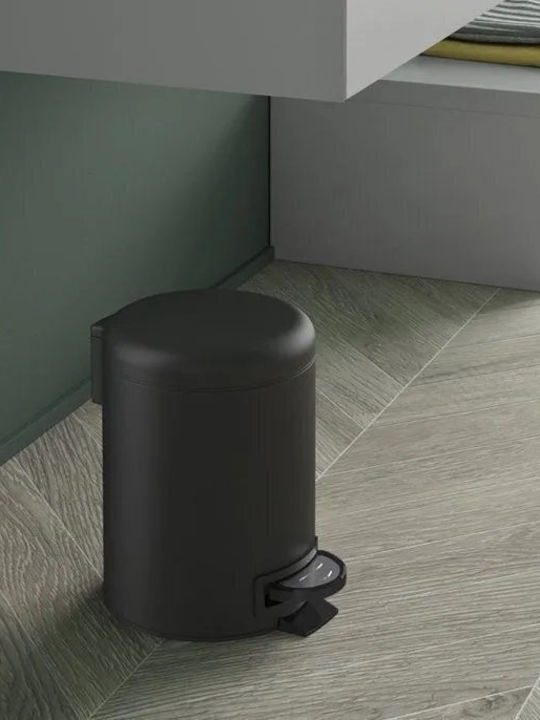 Gedy Inox Bathroom Basket 3lt Black