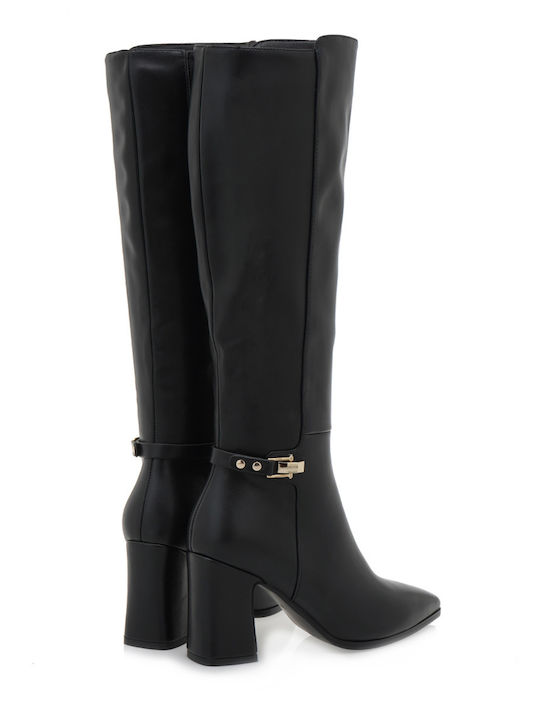 Damenstiefel mit hohem Absatz Schwarz