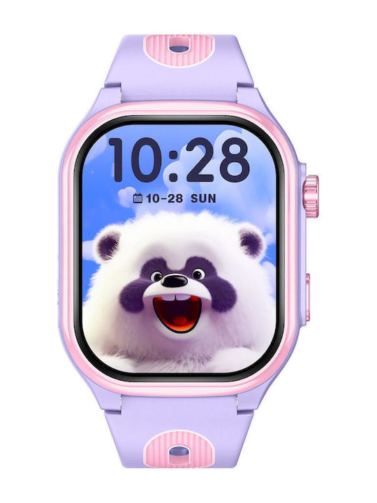 Nubki Детски Smartwatch 4G с GPS и Камера Розов