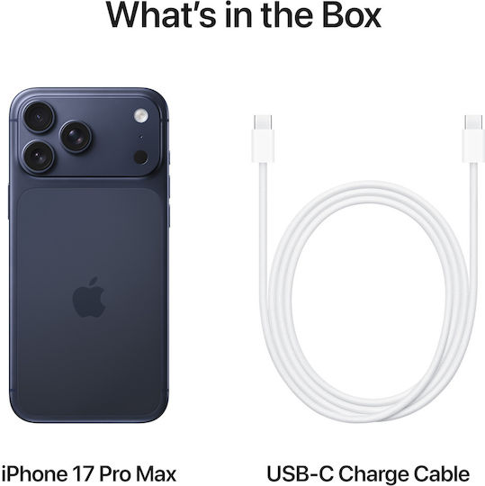 Apple iPhone 17 Pro Max (12/2TB) Deep Blue