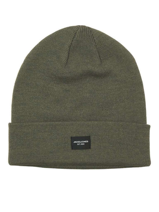 Beanie Ανδρικός Σκούφος Πλεκτός σε Πράσινο χρώμα