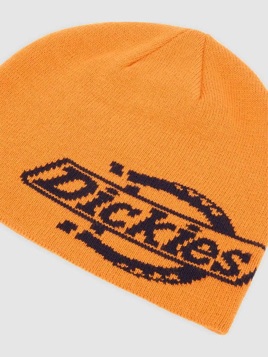 Beanie Ανδρικός Σκούφος Πλεκτός σε Πορτοκαλί χρώμα