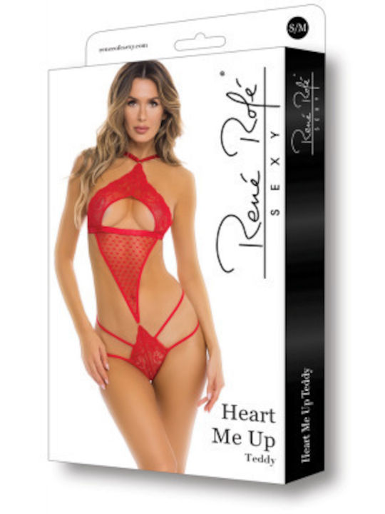 Heart Me Up Teddy Red S M