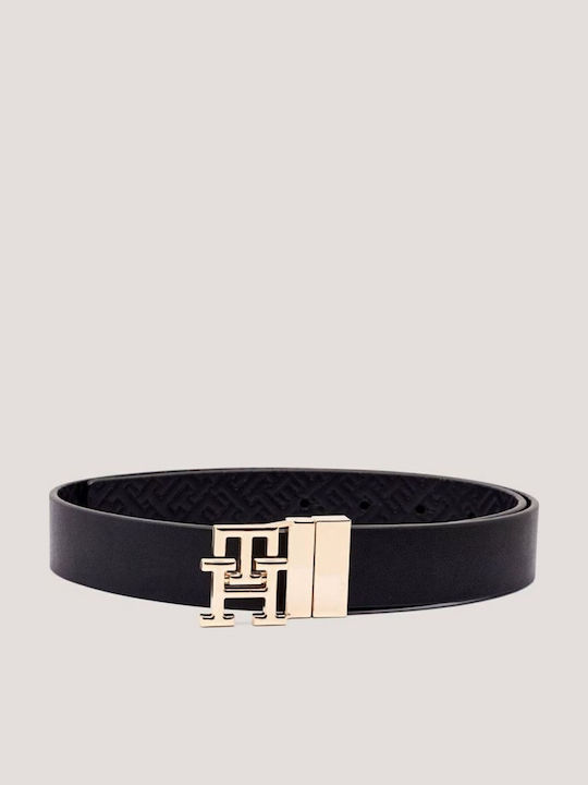 Tommy Hilfiger Leather Women's Belt Black
